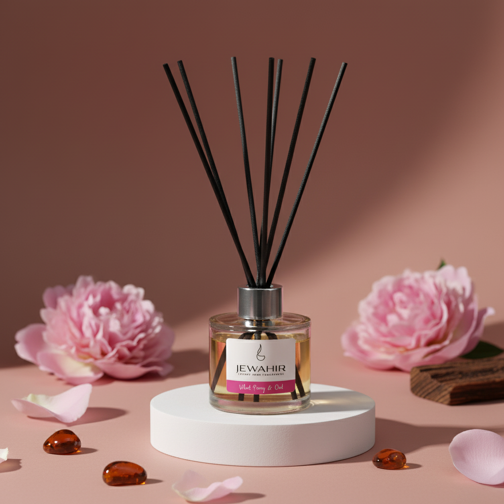 Velvet Peony & Oud Reed Diffuser