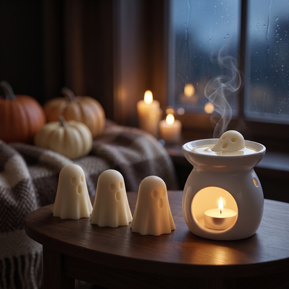 Halloween Ghost Wax Melts, Gift Box of 5