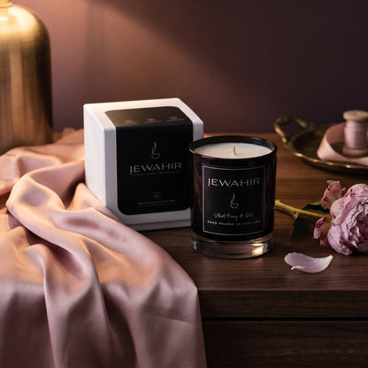 Velvet Peony & Oud Candle