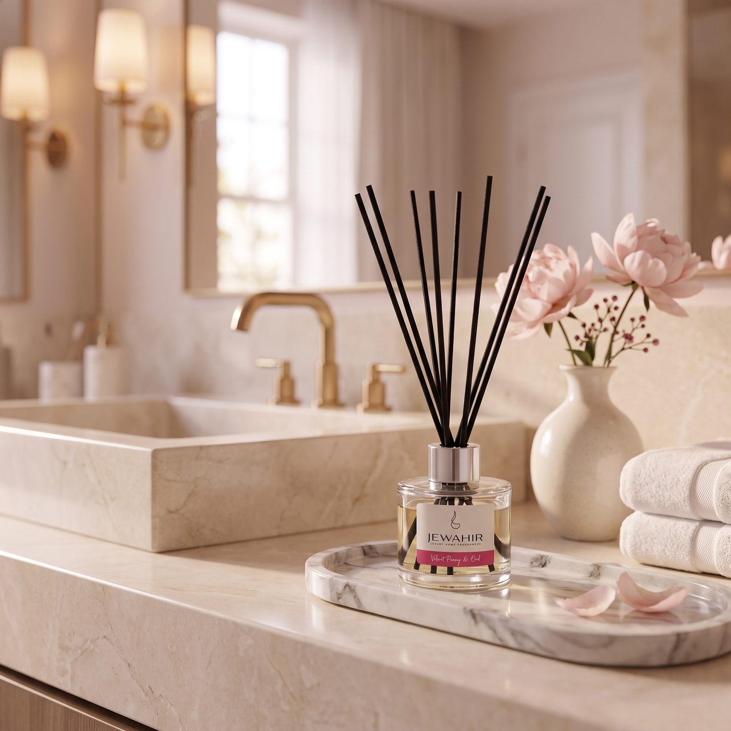Velvet Peony & Oud Reed Diffuser
